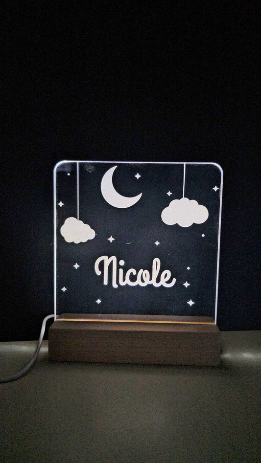 Lampada led personalizzata | LUCE NOTTURNA | Bambini