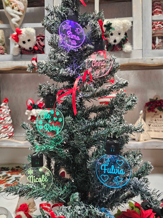 Lampada led personalizzata | PALLINA DI NATALE |