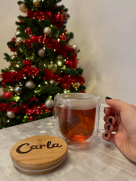 Tazza in vetro personalizzabile
