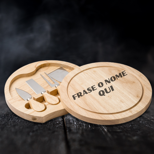 Set Formaggi Personalizzato in Bamboo