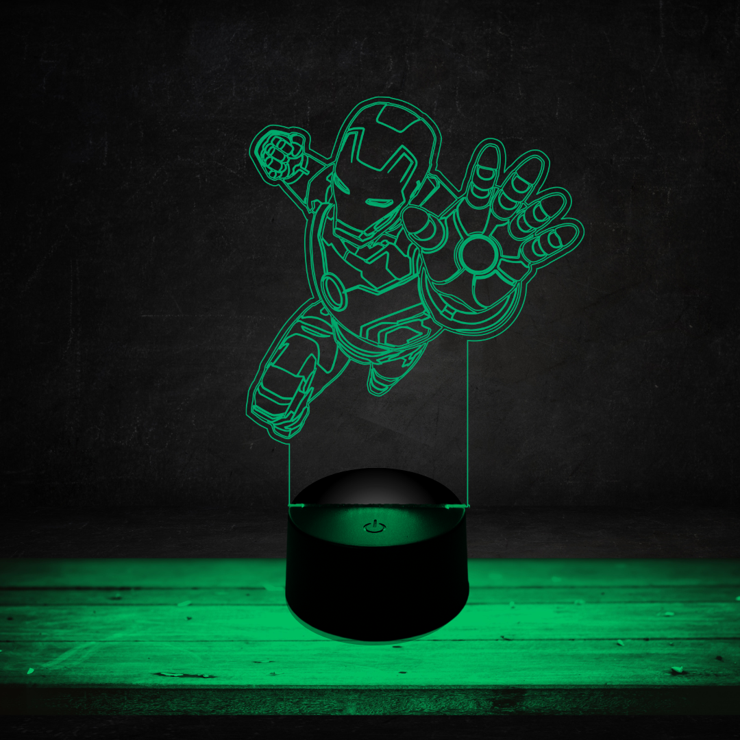 Lampada Led | IRON MAN | Supereroi