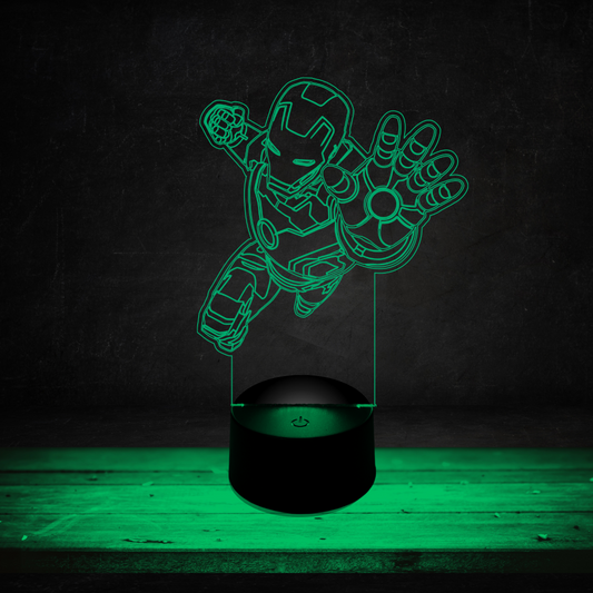 Lampada Led | IRON MAN | Supereroi