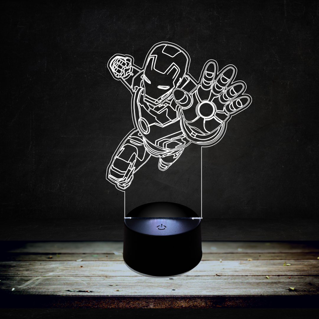 Lampada Led | IRON MAN | Supereroi