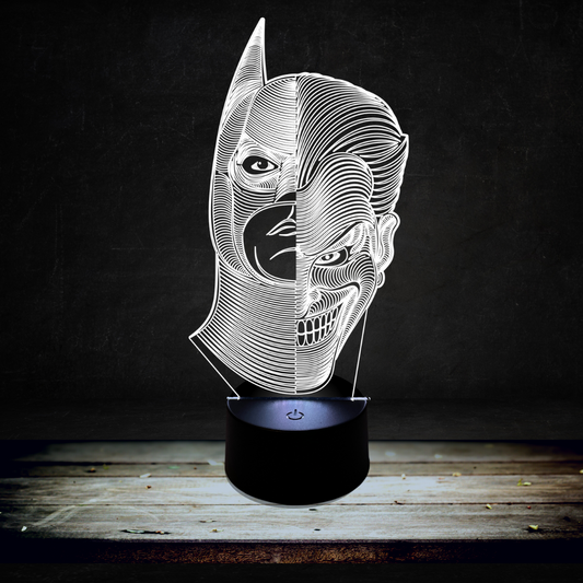 Lampada Led | BATMAN VS JOKER | Supereroi