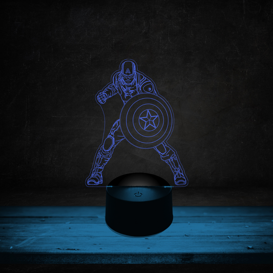 Lampada Led | CAPITAN AMERICA | Supereroi